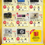 Digital Cameras Coolpix P610, AW120, P530, L830, S6900, S7000, S2900, L31, Mystery Gift