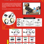 Systems Tech Ranger Wireless TV Combo Packs, Headset, Keyboard