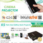 Innovative K5 Battery Bank Projector