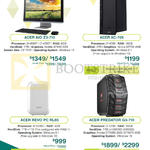 Newstead Desktop PCs, AIO Z3-710, XC-705, PREDATOR G3-710, REVO PC RL85