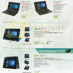 Notebooks Aspire ES13, One Cloudbook, R11, One 10