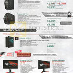 Predator Desktop PCs, Tablets, Monitors, Predator G3-710, G6-710, GT-810, XB271HU, 281HK