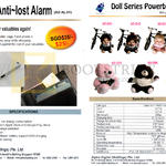 Anti Lost Alarm, Doll Series Powerbank AD