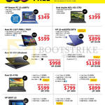 Notebooks HP Stream, Envy, Acer Aspire V3 R3 E5