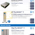 Desktop Drive Porsche Design, D2 Thunderbolt 2, 2big Thunderbolt 2 NAS