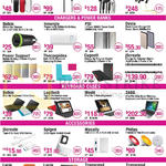 Audios, Chargers, Power Banks, Keyboard Cases, Storage, Jabra, Soul, Logitech, Moshi, Philips, Lacie, Transcend, J5create, Innergie