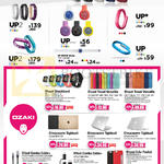 Jawbone Fitness Trackers, Cables, UP, UP2, UP3, O Coat Shockband, Travel Versatile, Macworm Tightsuit, Combo Cable Plus