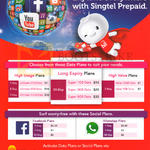 Singtel Prepaid Data Plans High Usage, Long Expiry, High Value, Facebook Plans, WhatsApp Plans