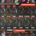 Siberia 200 Gaming Headset 3HV2, 5HV3, 9H, Siberia 100, 150, 800, P100, P300, P800, X100, X300, X800, 650, Apex 300, 350, M800, 6GV2