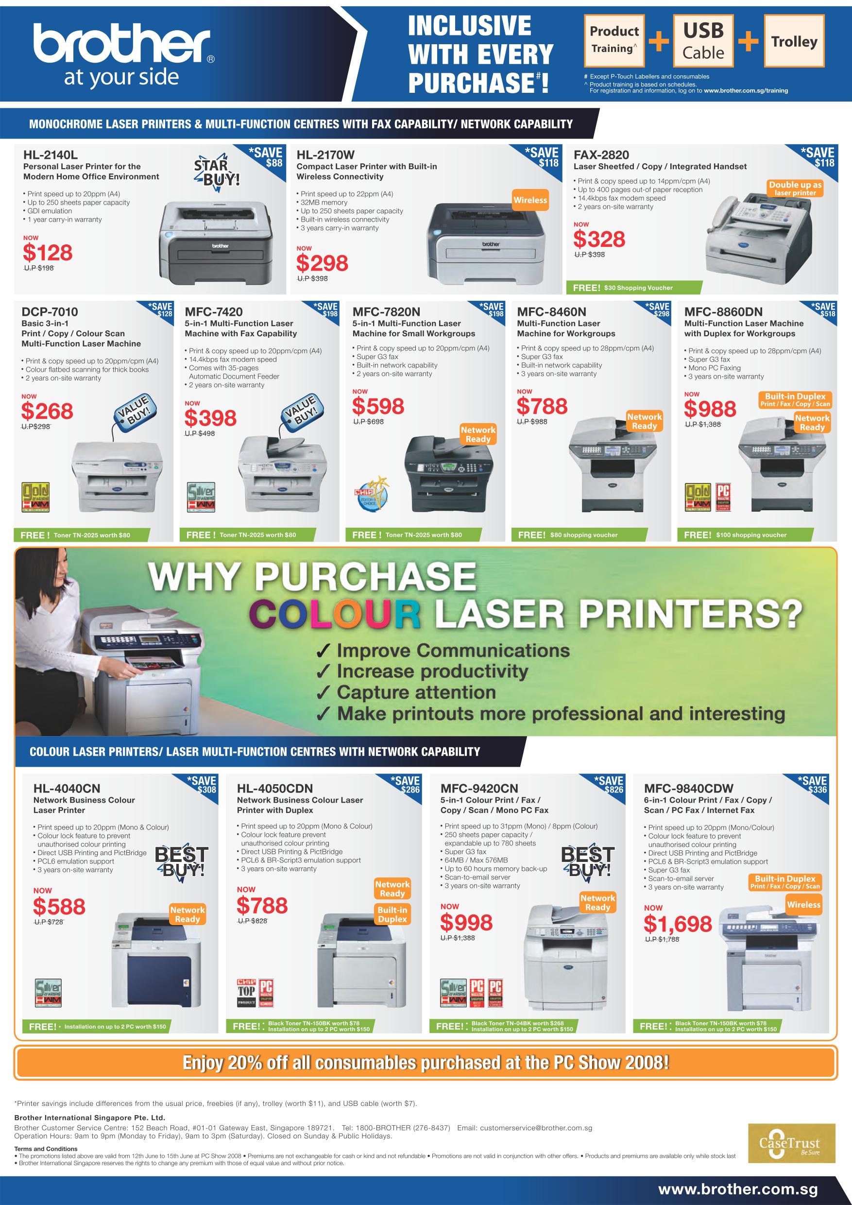 PC Show 2008 price list image brochure of Brother Printers Show.pdf 02