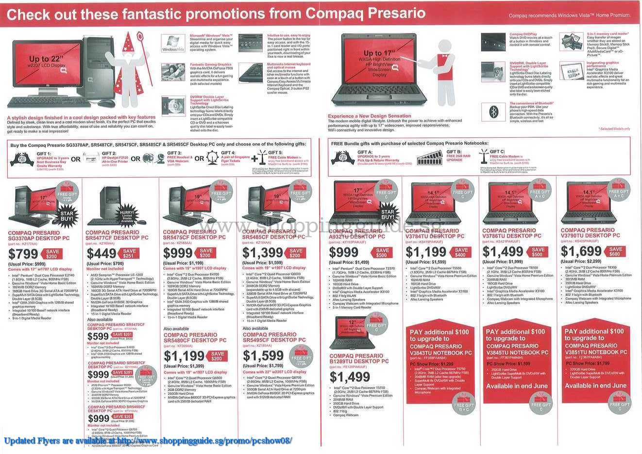 PC Show 2008 price list image brochure of Compaq ShoppingGuide.SG-PcShow08-082