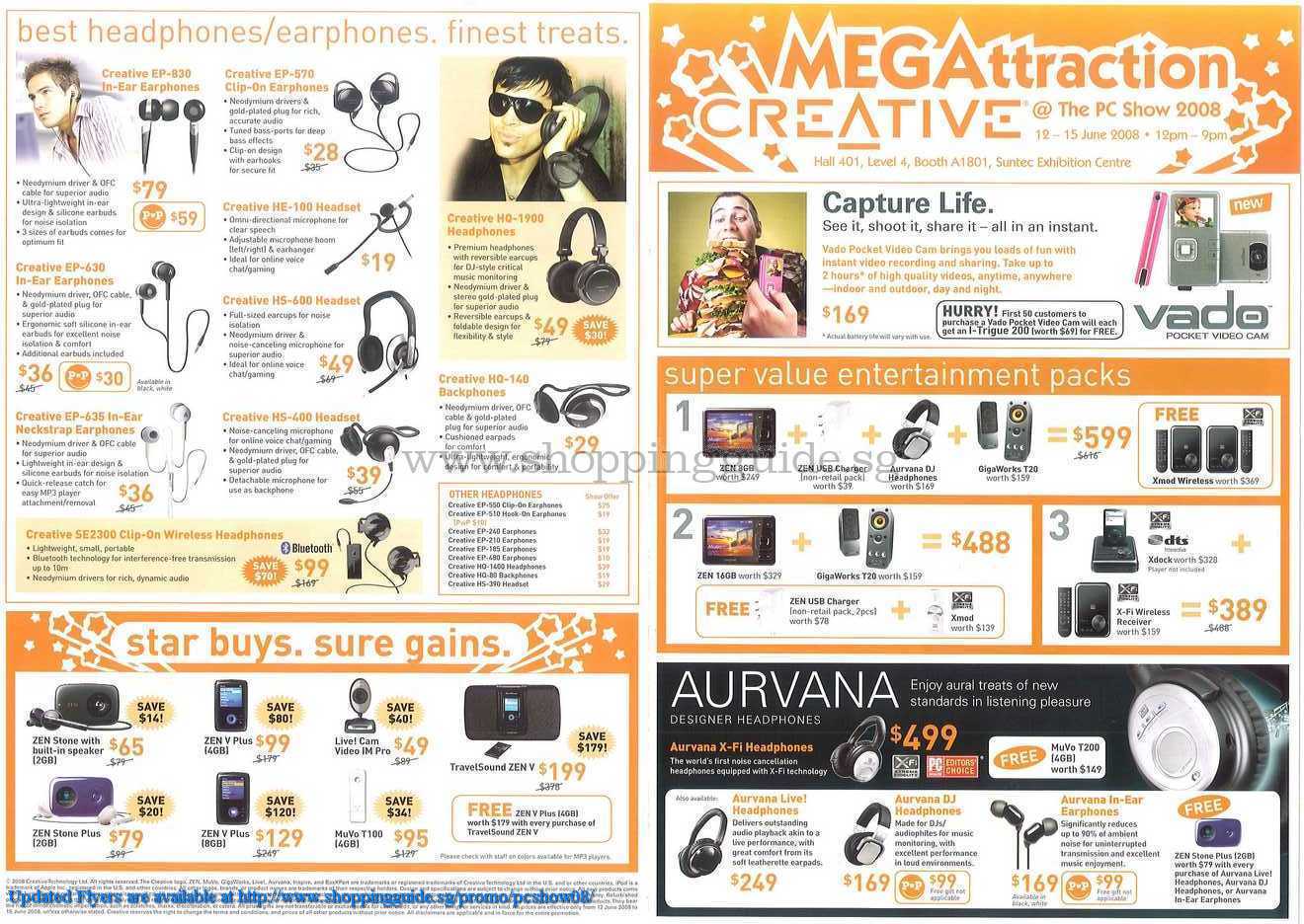 PC Show 2008 price list image brochure of Creative ShoppingGuide.SG-PcShow08-189