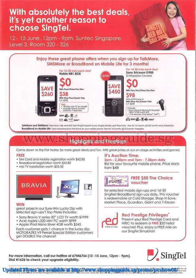 PC Show 2008 price list image brochure of Singtel ShoppingGuide.SG-PcShow08-118