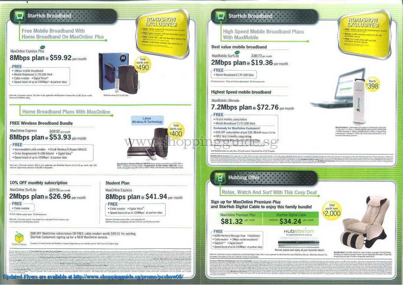 PC Show 2008 price list image brochure of Starhub ShoppingGuide.SG-PcShow08-123