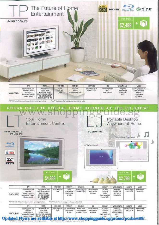 PC Show 2008 price list image brochure of Tp Lt Lj ShoppingGuide.SG-PcShow08-107