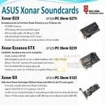 Sound Cards Xonar D2X Essence STX DX