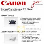 Pixma MP628 Laser Shot LBP 5050 Color Printer Promotion