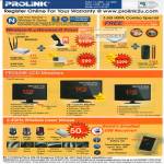 Prolink Wireless HSPA LCD Monitors Laser Mouse