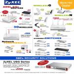 Zyxel ADSL 2 Router 3G Wireless G Network Ethernet Switches