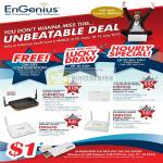 Engenius Lucky Draw Wireless N Gigabit Router ESR9855G ETR9350 ESR6650 ERB9250 USB Adapter EUB 9703