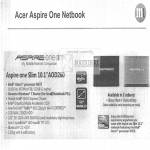 Acer Aspire One Netbook Slim AOD260