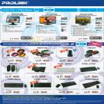 Prolink LCD TV Monitor PRO1612W PRO2012W PRO2213TW Wireless Keyboard Mouse PMO712G PCML 5307G