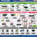 Prolink Wireless N Router PWH2004 WN2000 USB Adapter ADSL Modem Hurricane Webcam PCC3220 Card Reader