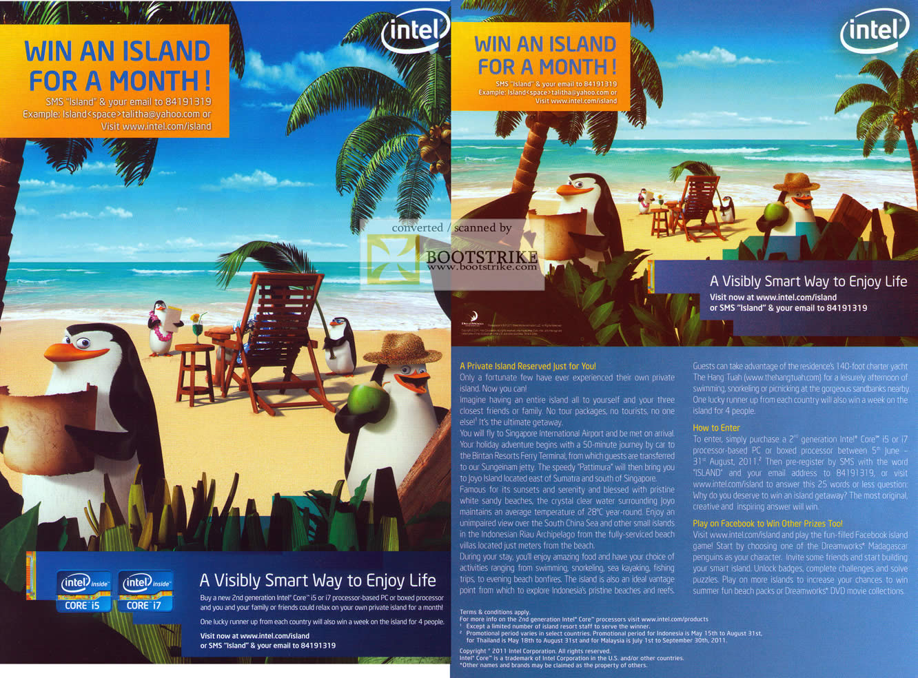 PC Show 2011 price list image brochure of Intel Win An Island For A Month Joyo