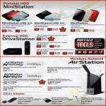 External Storage Portable Ministation HDD USB DriveStation AirStation Nfinity Wireless Router Airshare Adapter