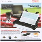 Scanner P-150 Document Free Gifts USB Powered