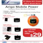 Arigo Mobile Power AMP-IP19 MN19 MO19 IPhone USB Micro Charger