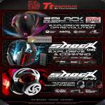 Thermaltake Tt ESPORTS Black Element Gaming Mouse Shock One Spin Headset