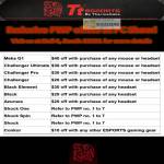 Thermaltake Tt ESPORTS Purchase With Purchase Meka G1 Challenger Black Azurues Shock Conkor