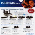 Philips HTS7200 HTS9140 HTS6120 HTS3560 HTS3510 Blu Ray Player BDP3200 DCM105 MCD107 DVD