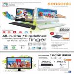 Sensonic AIO Desktop PC E190WD LED Monitor