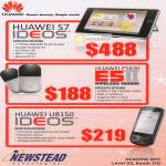 Huawei Tablets Ideos S7 E5830 E5II Wireless Modem U8150 Android