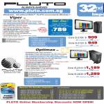 Pluto Desktop PCs Viper Optimax Bundle Upgrades