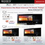 Internet TV Bravia EX420 CX520 CX Series EX Series X-Reality