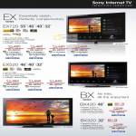 Sony TV EX Series EX720 EX520 BX Series BX420 BX320 Bravia X-Reality KDL 55EX720 46EX720 40EX720 32EX720 46EX520 40EX520 32EX520 40BX420 32BX320