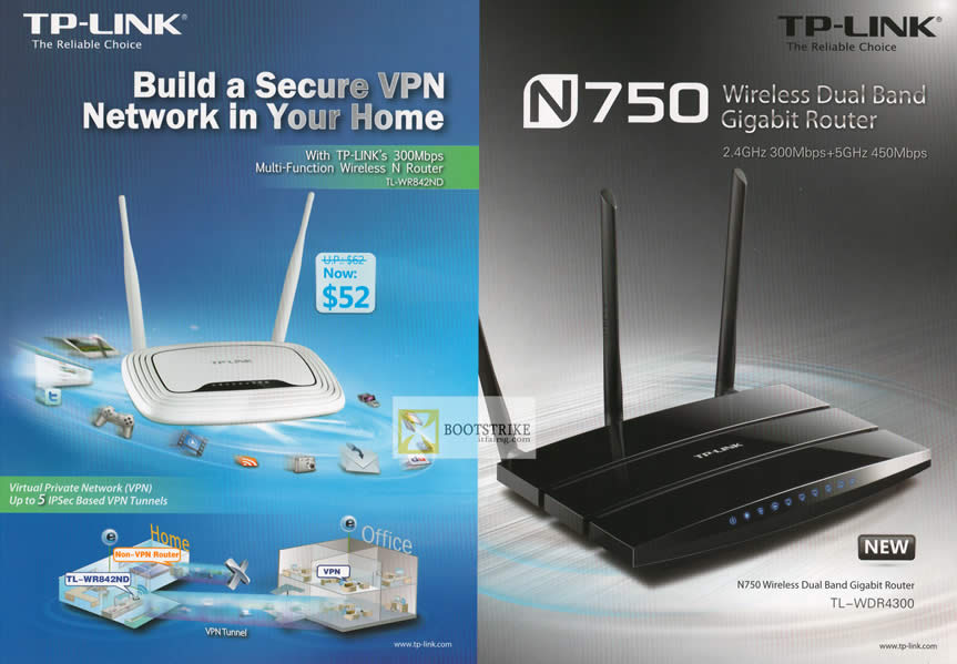 PC SHOW 2012 price list image brochure of Asia Radio TP-Link Networking Router TL-WR852ND, TL-WDR4300