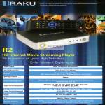 R2 HD Internet Movie Streaming Player Specifications