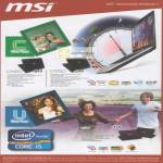 MSI Notebooks C Series CR460, CR650, U Series U180