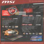 MSI Notebooks GE620DX, GE60 ONC, GE70 ONC