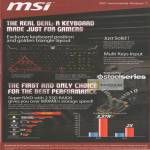 MSI Notebooks Steelseries Keyboard Features, SSD Super Raid 0