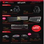 Cooler Master CMStorm, Sirus 5.1, S Headset, Quickfire Pro Keyboard, Rapid, Trigger, Xornet, Spawn, Inferno Gaming Mouse, Speed RX Mousepad