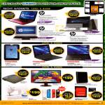 Notebooks HP, Toshiba Tablets, Netbook, Viewsonic VX-2336S LED Monitor, Casing