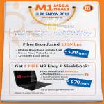 Fibre Broadband 100Mbps, Free HP Envy 4 Sleekbook Notebook