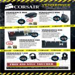 Convergent Corsair Vengenance Mouse M60, M90, K60 Keyboard, K90, 1500 Headset, 1300