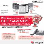 Singtel Business Specials, Blackberry Bold 9790, Samsung Galaxy S III, Note, Mio TV, I-PhoneNet Basic Telephony