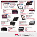 Singtel Mobile 4G Samsung Galaxy S II LTE, LG Optimus True HD LTE, HTC One XL, Motorola Atrix, Defy XT, Prada Phone By LG 3.0, Blackberry Bold 9790, Torch 9810, Bold 9900, 9360